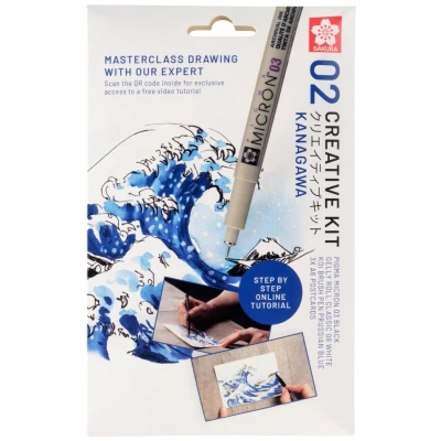 Afbeelding van Sakura Creative Kit Grote Golf van Kanagawa