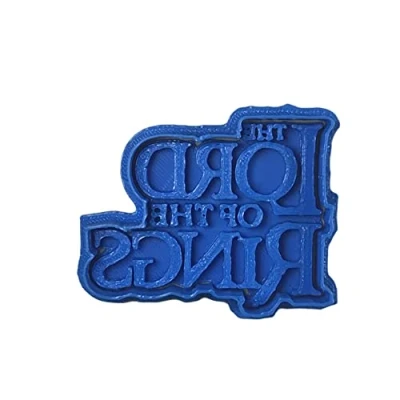 Afbeelding van Cuticuter Lord of the Rings logo koekjesbeker blauw