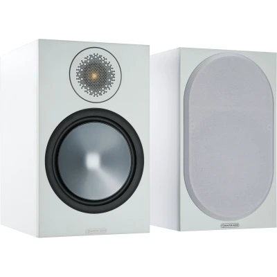 Afbeelding van Monitor Audio Bronze 100 boekenplank speaker wit (per paar)