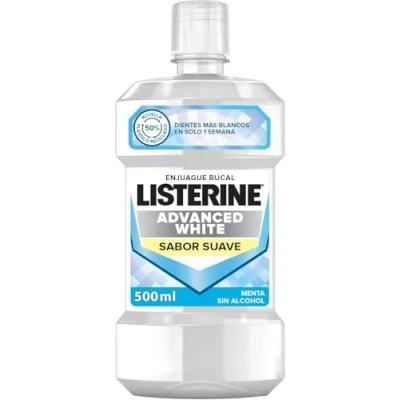 Afbeelding van Mondwater Listerine Advanced Bleekmiddel Munt 500 ml