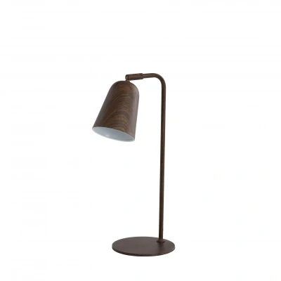 Afbeelding van Light &amp; Living Tafellamp Salomo 47cm Donkerbruin