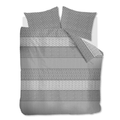 Afbeelding van Riviera Maison Marley dekbedovertrek Lits Jumeaux 240x200/220 Grijs