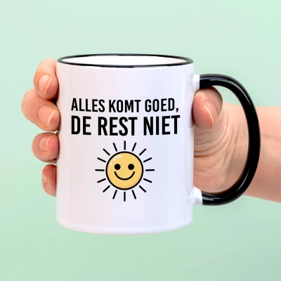 Afbeelding van Mok Alles Komt Goed, De Rest Niet