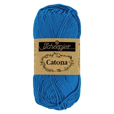 Afbeelding van Scheepjes Catona 10gr 201 Electric Blue