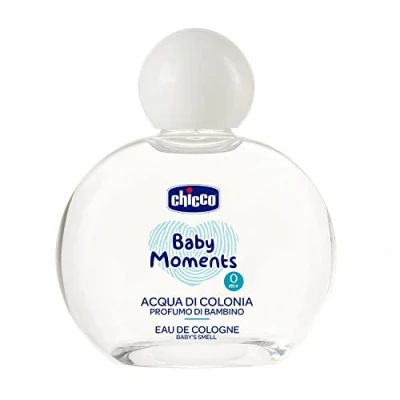 Afbeelding van Chicco eau de Cologne Baby Moments, parfum voor kinderen, delicate geur met ingrediënten van natuurlijke oorsprong, 0 maanden+,100 ml