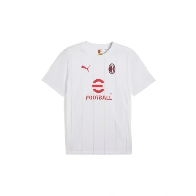 Afbeelding van Puma AC Milan Prematch Fanartikel, Heren, Maat: Small, White putty