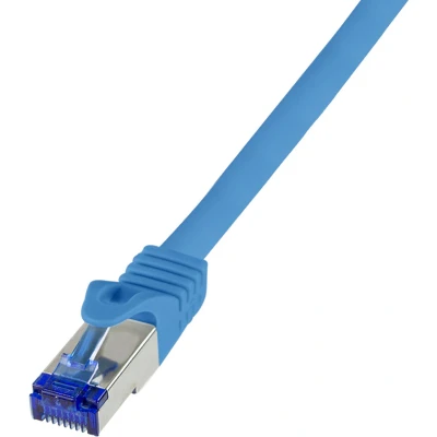 Afbeelding van LogiLink C6A116S RJ45 CAT 6A S/FTP 20.00 m Blauw 1 stuk(s)