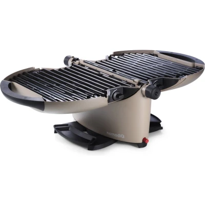 Afbeelding van nomadiQ BBQ 3.0 de ultieme lichtgewicht draagbare gas / Grill Barbecue voor op camping &amp; vakantie Urban Gray
