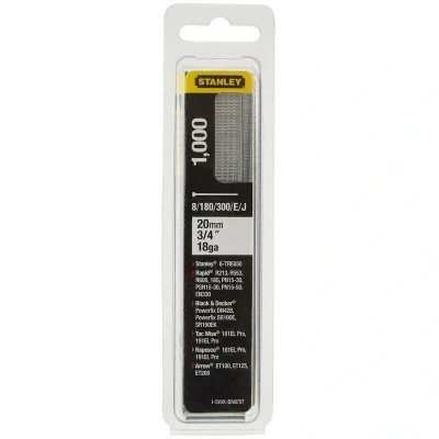 Afbeelding van Stanley Nagels 20mm Type J 1000 Stuks