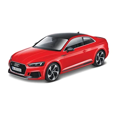 Image de Bburago Audi RS5 Coupe Reproduction de Voiture Miniature à échelle 1/24 Verte Jouet pour Enfant Collectionner idéale partir 3 Ans 15621090R