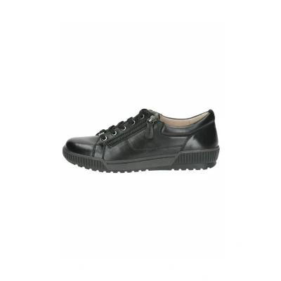 Afbeelding van Caprice 9 23702 43 lage damessneakers, Nappa zwart, maat 39 EU, nappazwart, zwart