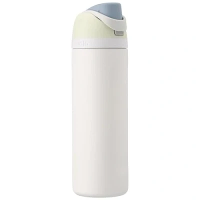 Afbeelding van Owala FreeSip Roestvrijstalen thermosfles met rietje voor sport en reizen, BPA vrij, 710 ml, ijsbries