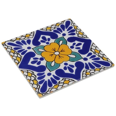 Afbeelding van Placemat Versa Blauw Kurk Keramisch Tegel 20 X 0,6 CM