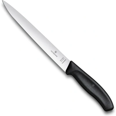 Afbeelding van Victorinox Fileermes Swiss Classic RVS/Zwart 20 cm