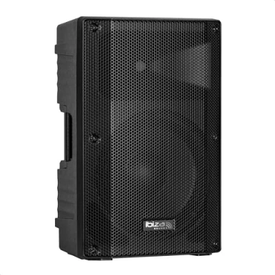 Image de Ibiza XTK12 MKII Enceinte SONO Passive 12/30 cm Tweeter 25mm à compression Système Bass Reflex Poignées et roulettes NOUVELLE VERSION Noir Fête, évènements, club, conférence