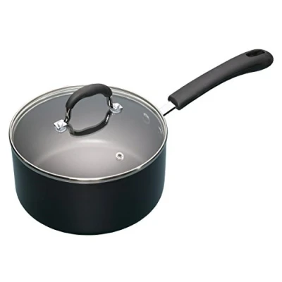 Afbeelding van Masterclass Steelpan Heavy Duty 2,5 Liter 20 Cm Aluminium Zwart