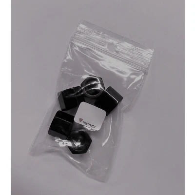 Afbeelding van Hermeta dopmoer M8 aluminium mat zwart (Per 5 stuks)