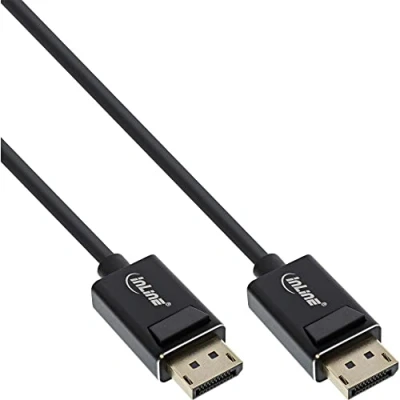 Afbeelding van InLine 15403P, 3 m, DisplayPort, Mannelijk, 7680 x 4320 Pixels