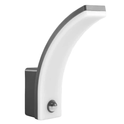 Afbeelding van Maclean LED lamp Buitenlamp Wandlamp PIR bewegingssensor 20W IP65 2000lm 4000K Grijs