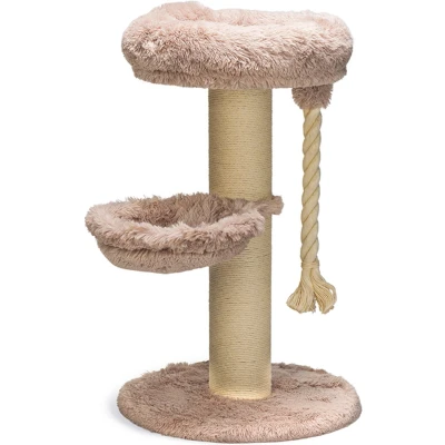 Afbeelding van Beeztees Ramiro Krabpaal Taupe 70x70x120 cm