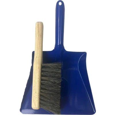 Afbeelding van Synx Tools kinder stoffer en blik Blauw kinderbezem kinderen