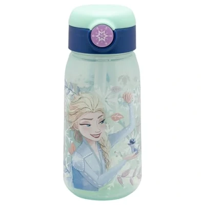 Afbeelding van Frozen Drinkbeker Kind Elsa &amp; Anna 510 ml BPA vrij Drukknop Rietje Lekvrij