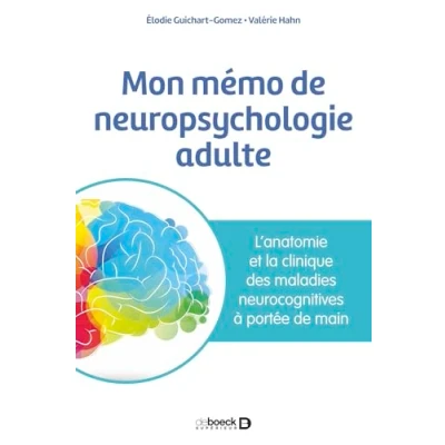 Afbeelding van MON MEMO DE NEUROPSYCHOLOGIE ADULTE TOUS LES CRITERES DIAGNO