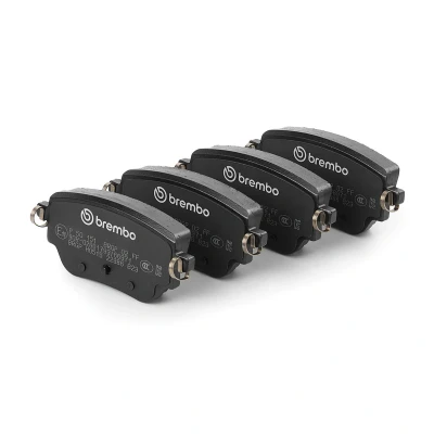 Afbeelding van BREMBO P 50 151 Remblokkenset Excl. slijtage waarschuwingscontact Met remzadelschroef, anti kreukplaat toebehoren MERCEDES BENZ: B Class