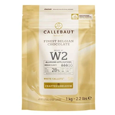 Image de Callebaut pépites de Chocolat Blanc (callets) 1kg
