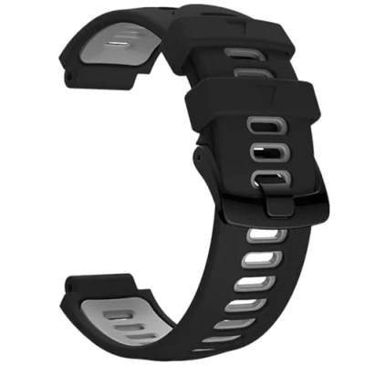 Afbeelding van INF Vervangende siliconen polsband voor Garmin Forerunner 235/220/230/620/630/735XT zwart, klassiek, klassiek