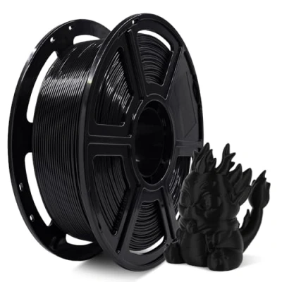 Afbeelding van FLASHFORGE 1,75 mm high speed PLA filament, tot 8 keer snellere afdrukken, 500 mm/s, 3D printerfilament, HS voor optimale efficiëntie bij hoge snelheid (zwart)