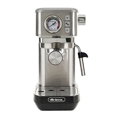 Afbeelding van Ariete 1381/10 Moderna Espressomachine/Pistonmachine 15 bar inhoud 1.1 liter Manometer Zilver