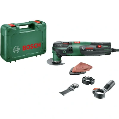 Afbeelding van Bosch Home and Garden PMF 250 CES 0603102100 Multifunctioneel gereedschap Incl. accessoires, koffer 12 delig W