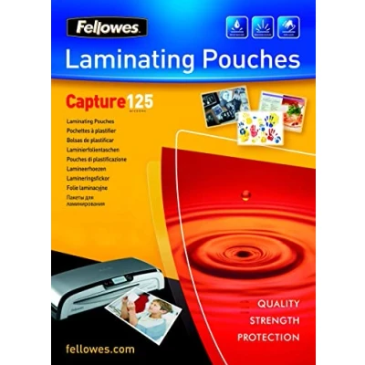 Afbeelding van Fellowes Capture lamineerhoes, 125 micron, 54 x 86 mm