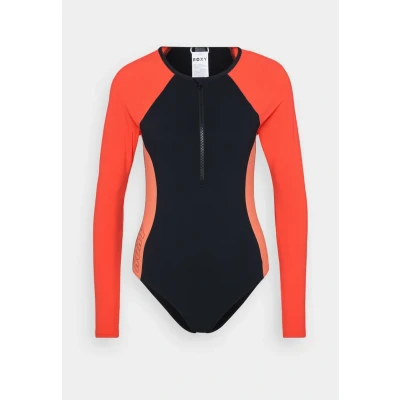 Afbeelding van Roxy Active Onesie Badpak, Dames, Maat: Large, Anthracite