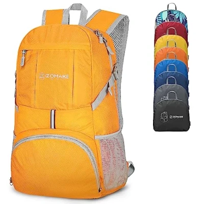 Afbeelding van Lichtgewicht Opvouwbare Rugzak 35L,Licht Waterdichte Wandelrugzak,Pakbare voor Dames En Heren,Outdoor Wandelen Camping Reizen