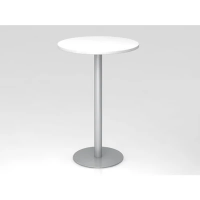Afbeelding van hjh OFFICE PRO Bistro H80R S Systeem conferentietafel Wit / zilver