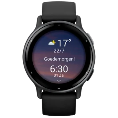 Image de Garmin Vivoactive 5 Noir (Bracelet Silicone Noir)
