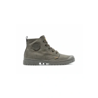 Afbeelding van Palladium Sneakers hoog, Maat: 42, Khaki Textiel