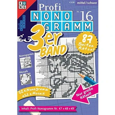 Afbeelding van Profi Nonogramm 3er Band Nr. 16