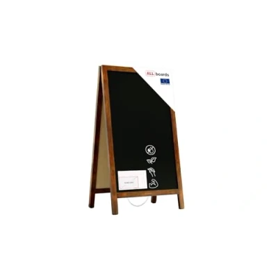 Afbeelding van ALLboards krijtbord van gelakt hout, 78 x 44 cm