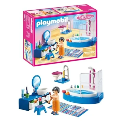 Afbeelding van Playmobil 70211 Badkamer met ligbad