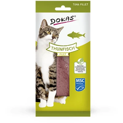 Afbeelding van Dokas Cat Filet 9x22g Thunfisch