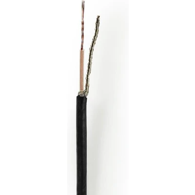 Afbeelding van Nedis Csbg0210Bk250 Coaxkabel Rg174 25,0 M Giftbox Zwart