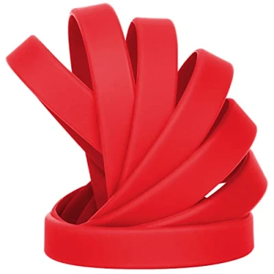 Afbeelding van LVNRIDS 50 stuks siliconen armbanden rubberen vriendschapsarmband voor jonge kinderen, 17,7 cm lang sportarmband groothandel cadeaus leraren, Siliconenrubber