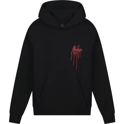 Afbeelding van Malelions Junior Hoodie Painter Zwart dessin 140