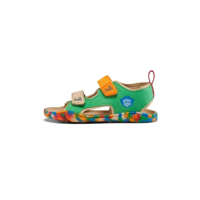 Afbeelding van Affenzahn Sandales Vegan Airy avec fermeture Velcro, antidérapantes, flexibles, aérées, légères pour l&#039;été, pointure 21 32, 10 ans multicolore, 27 EU