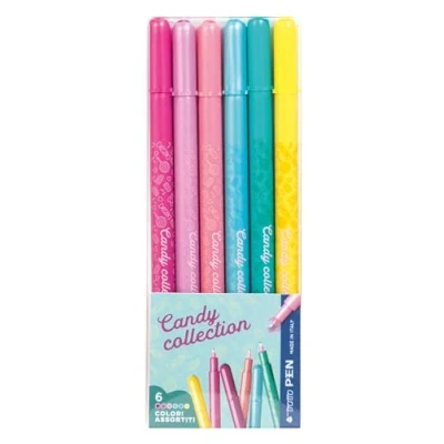 Afbeelding van Tratto PEN Candy etui, 6 delig