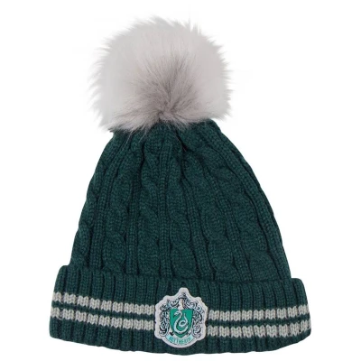 Afbeelding van Cinereplicas Harry Potter Slytherin / Zwadderich Pompon Muts Beanie