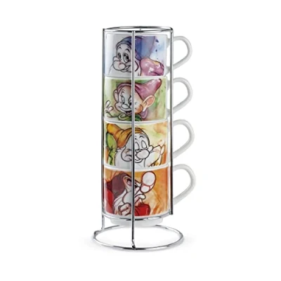 Afbeelding van Disney Egan Espressokopjes Zeven Dwergen 80ml (4 stuks)